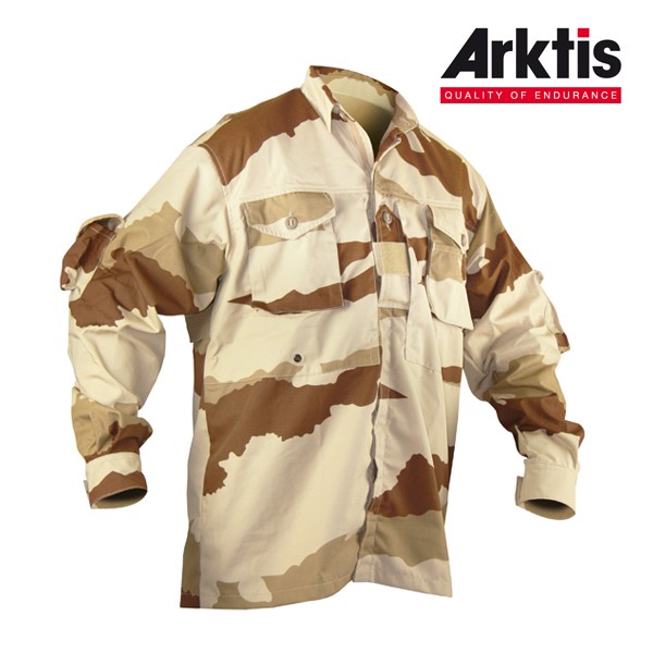 Chemise guérilla Arktis A110 climat chaud camouflage désert Armée Française