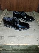 Chaussures basses vernies des musiciens des fanfares des régiments Français