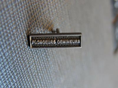 Agrafe Plongeurs Démineurs pour médaille réduction barrette dixmude Armée Française