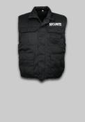 Gilet sans manche imperméable Sécurité Ranger noir