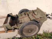 Charriot remorque à munitions Armée Suisse militaire army ammunition cart