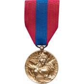 Médaille Défense Nationale Bronze / DefNat ordonnance pendante
