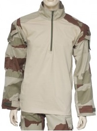 Chemise UBAS camouflage désert Daguet Armée Française Under Body Armor Shirt