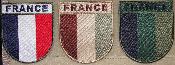 Ecusson patch France Armée Française monté sur velcro