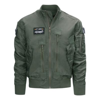 Blouson / veste de pilote / bomber's F-35 vert