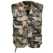 Gilet reporter multipoches sans manche outdoor