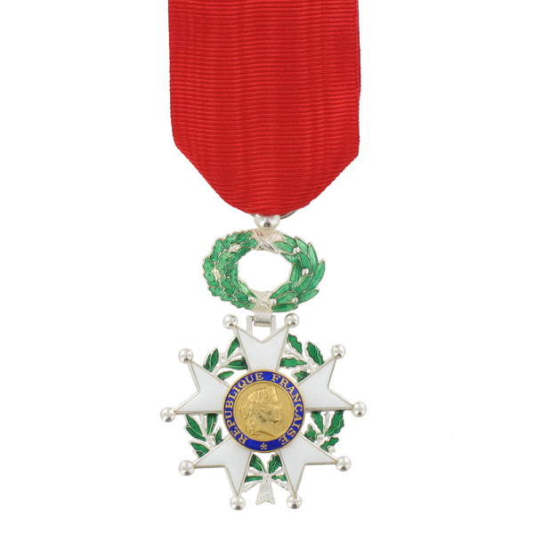 Médaille Chevalier Légion d'Honneur 5eme République en argent