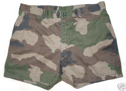 Short camouflage C/E réglementaire Armée Française