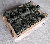 20x véritables suspentes à parachutes / paracord kaki de 8m