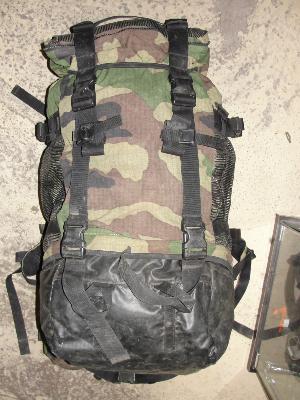Sac à dos de chasseur Alpin camouflage C/E camo Centre Europe Armée Française