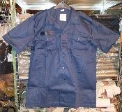 Chemisette bleue marine type outre-mer Armée Française taille 41/42