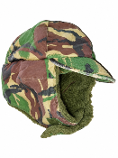 Casquette fourrée grand froid Armée Britannique camouflage DPM