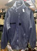 Blouson polaire militaire gris bleu foncé