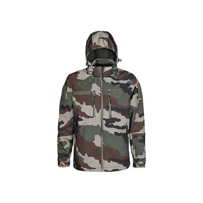 Veste Softshell camo c/e Armée Française tissu imperméable respirant