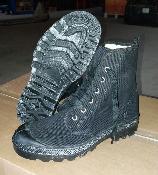 Chaussures en toile noire Palladium 