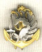 Insigne de béret TAP Marine RPIMa Troupes Aéroportées Régiment d'Infanterie de Marine