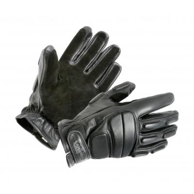 Gants d'intervention en cuir noir