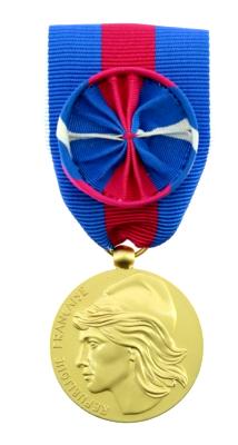 Médaille Services Militaires Volontaires or SMV