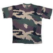 T-shirt manches courtes camouflage C/E Armée Française
