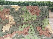 Filet de camouflage 6m x 3m Armée Bulgare vert marron beige
