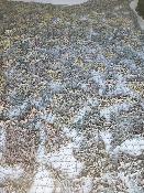 Filet de camouflage forêt vert marron gigantesque 22m x 22m de l'armée Britannique 