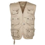 Gilet reporter multipoches sans manche outdoor