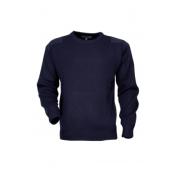 Pull commando col rond bleu marine