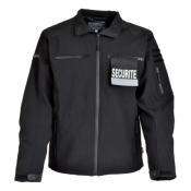 Veste Softshell noire Sécurité tissu imperméable respirant