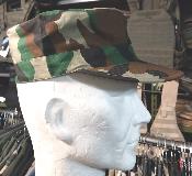 Casquette US en RipStop camouflage Woodland