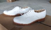 Chaussures blanches en cuir type 2 de l'Armée Britannique