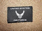 Ecusson patch gomme emblème United States Air Force USAF