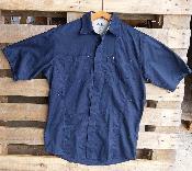 Chemisette bleue manches longues Snickers Workwear