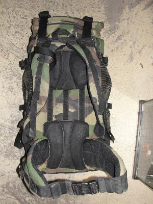 Sac à dos de chasseur Alpin camouflage C/E camo Centre Europe Armée Française