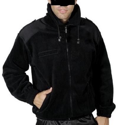 Blouson polaire noir