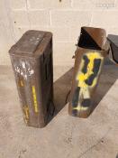 Grande boîte / caisse à munitions 78 x 42 x 22 cm en métal