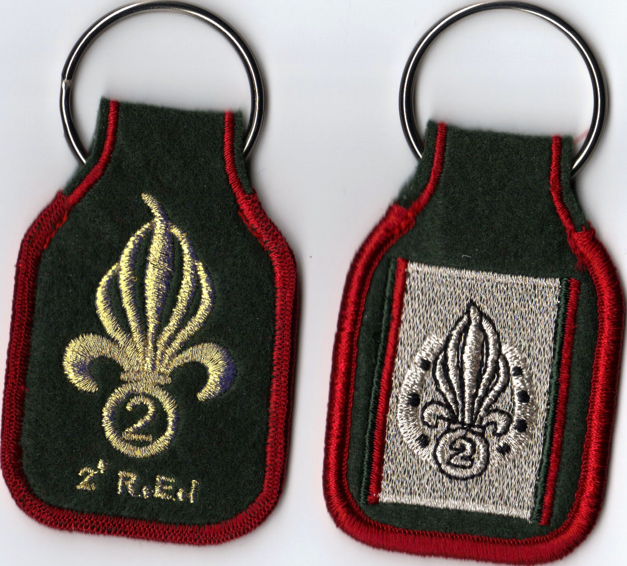 Porte-clefs 2°REI Régiment Etranger d'Infanterie Légion Etrangère