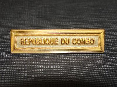 Agrafe République du Congo pour médaille ordonnance Armée Française