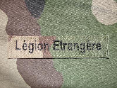 Bande patronymique Légion Etrangère camouflage C/E