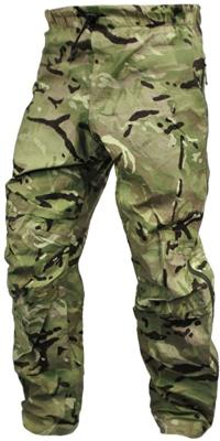 Pantalon sur-pantalon Gore-Tex Armée Britannique camouflage MTP