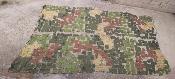 Filet de camouflage 6m x 3m Armée Bulgare vert marron beige