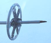 Ancienne paire de bâtons de ski de l'armée Suisse