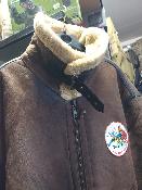 Blouson en cuir B3 pilote US Air Force XL bombardier jacket bomber WW2 aviateur