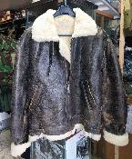 Blouson en cuir B3 pilote US Air Force M/L bombardier jacket bomber WW2 aviateur