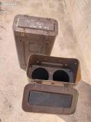 Grande boîte / caisse à munitions 78 x 42 x 22 cm en métal