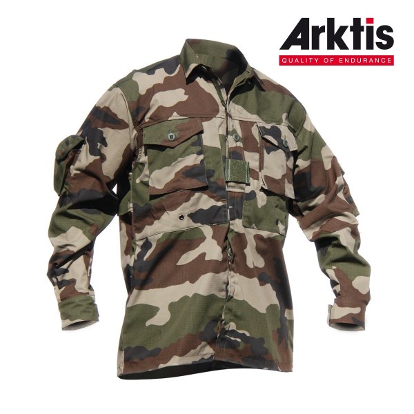 Chemise guérilla Arktis A110 climat chaud camouflage C/E Armée Française