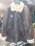 Blouson en cuir B3 pilote US Air Force XXXL bombardier jacket bomber WW2 aviateur