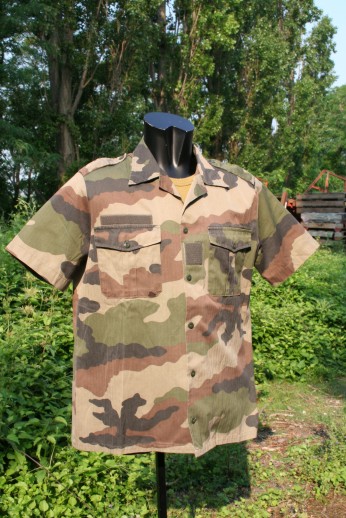 Chemisette outremer camouflage C/E Armée Française