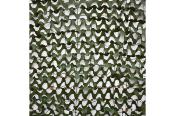 Filet de camouflage 3m x 3m vert / marron renforcé