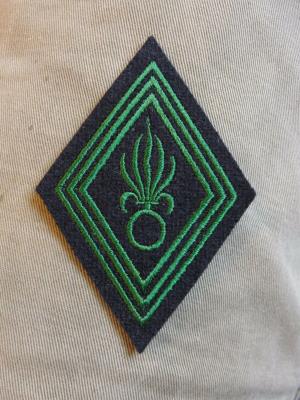 Pin's Drapeau Légion étrangère Française – Broche Métal Et Verre Acrylique 15x23mm