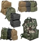 Sac à dos 20L / 30L / 40L RipStop passants Molle